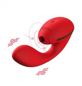 KISS TOY - Tina Warming Clit Suck Vibrator (Chargeable - Red)